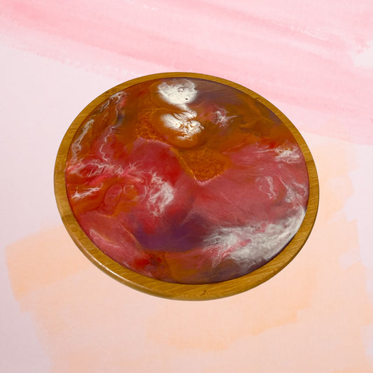 Dusky Pink Lazy Susan Rotating Tray