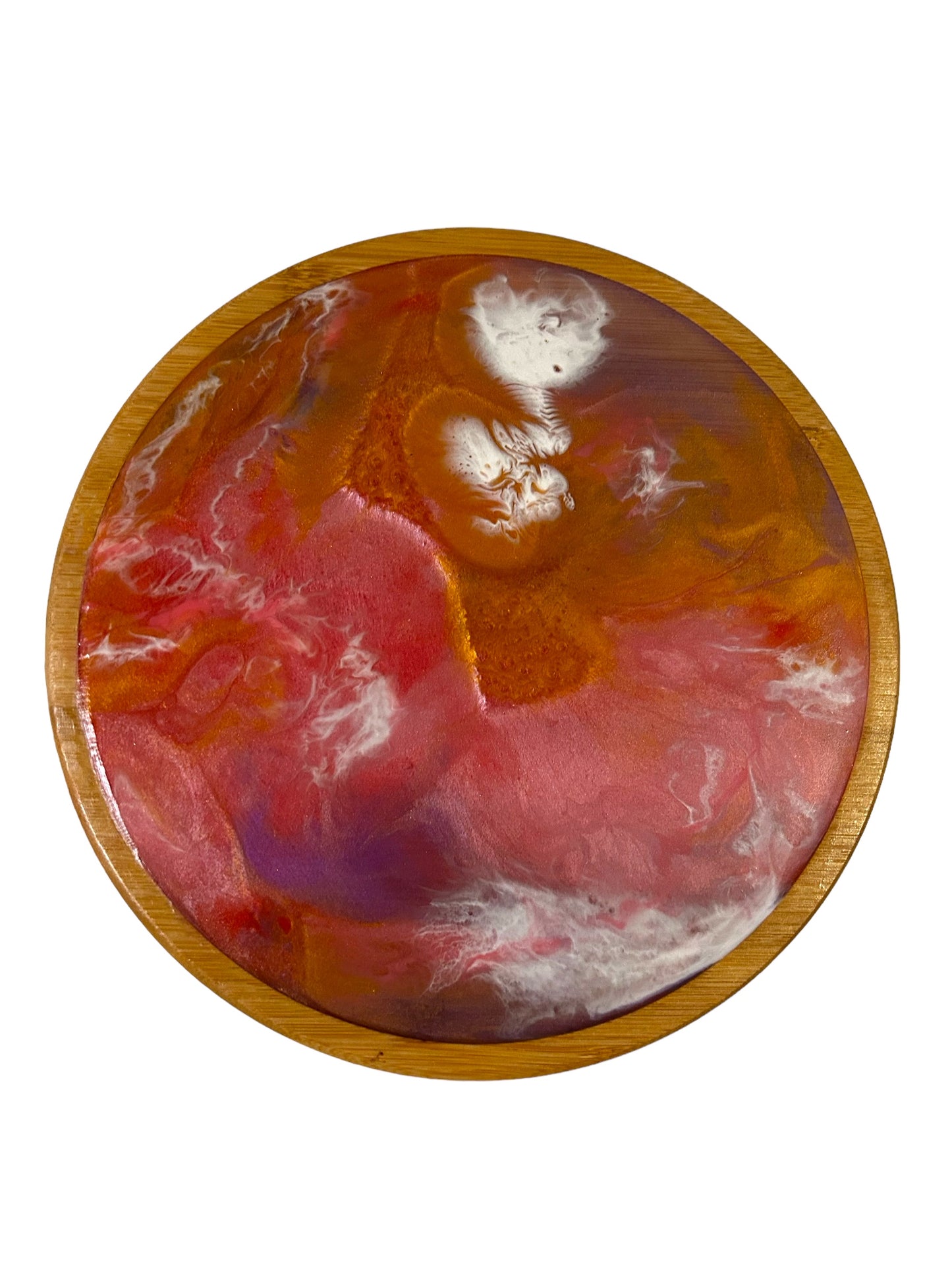 Dusky Pink Lazy Susan Rotating Tray